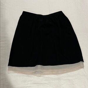 Mossimo Supply Co. Black and Cream Mini Skirt